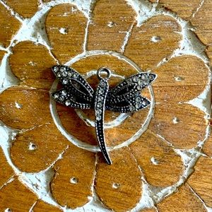 Silver Dragonfly pendant